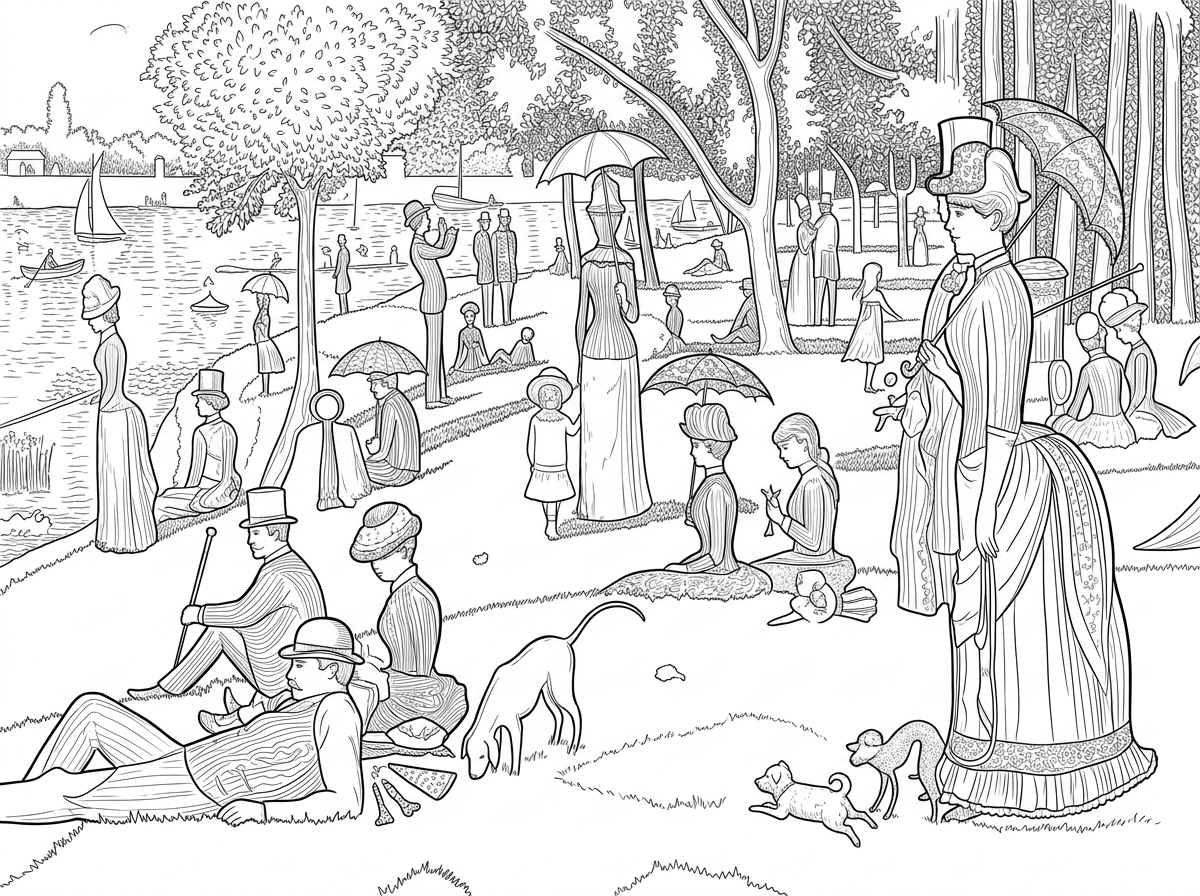 A Sunday on La Grande Jatte by Georges Seurat