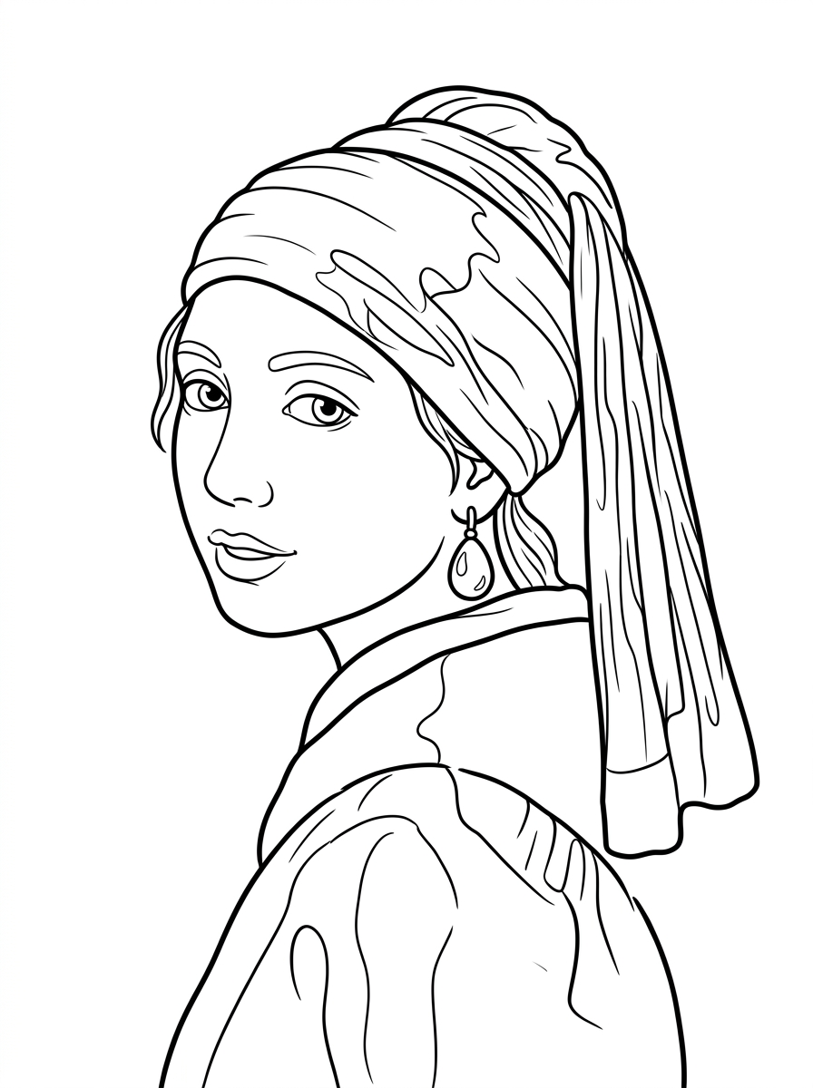 Girl with a Pearl Earring by Johannes Vermeer