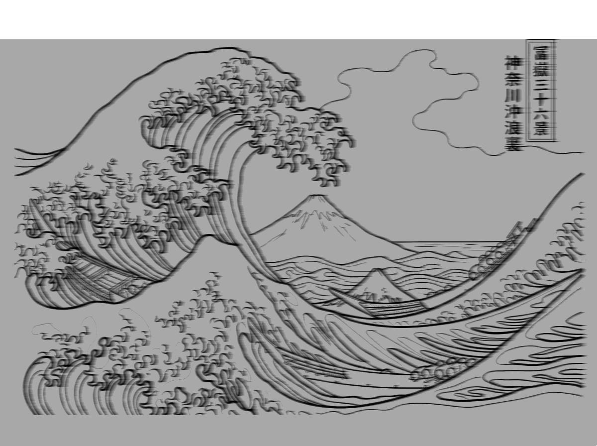 The Great Wave off Kanagawa by Katsushika Hokusai