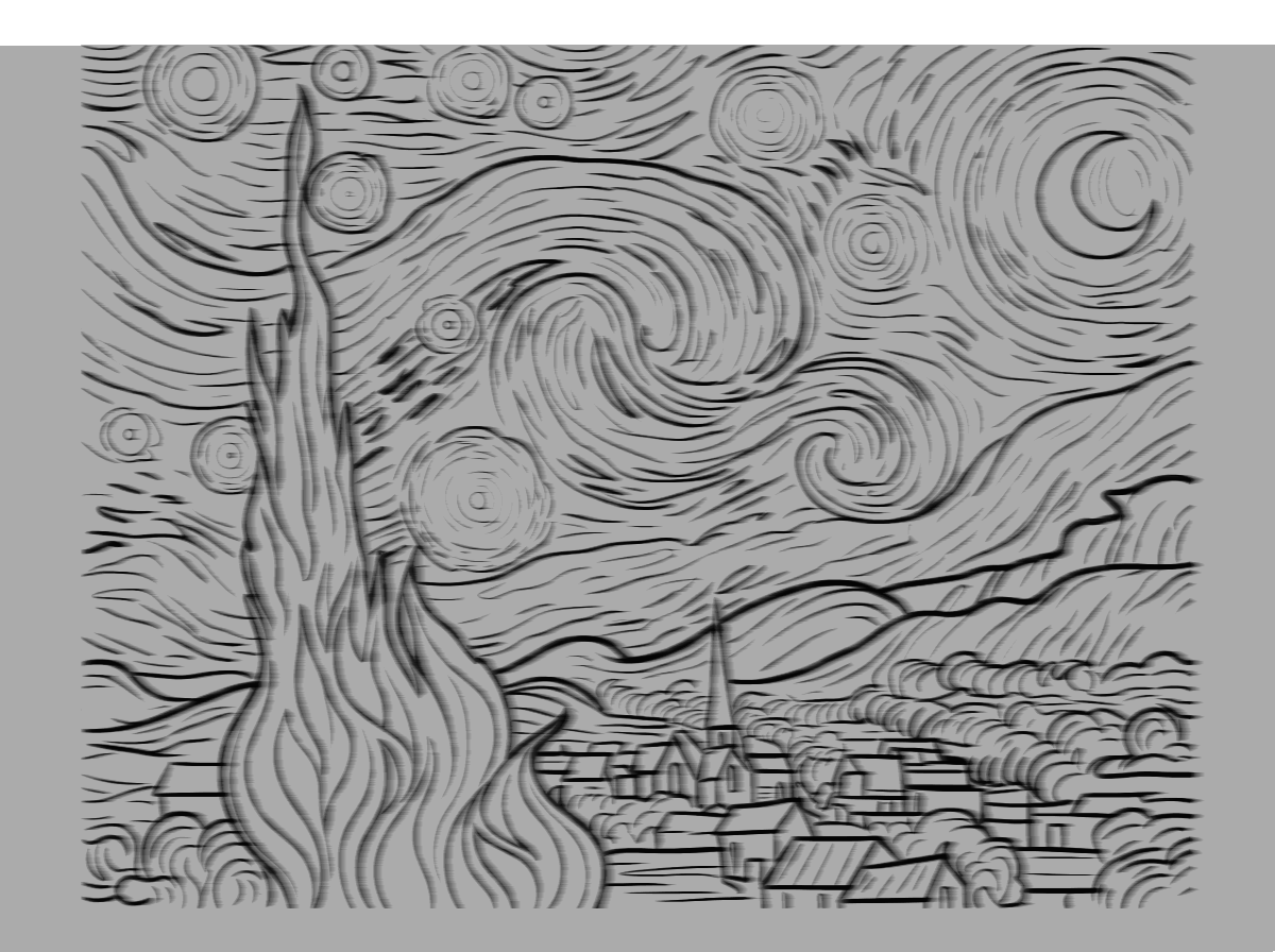 The Starry Night by Vincent van Gogh
