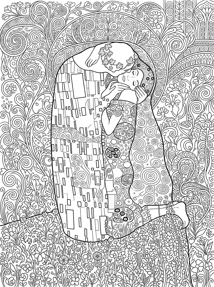 The Kiss by Gustav Klimt